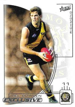 2002 Select AFL Exclusive #51 Joel Bowden Front